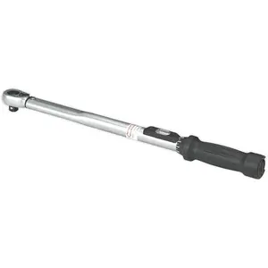 Precision Locking Micrometer Torque Wrench - 1/2" Drive with Calibration and Flip Reverse Feature