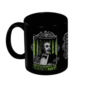 Beetlejuice Ghost With The Most Mug Black/Green (12cm x 10.5cm x 7cm)