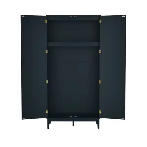 BORDEAUX BLUE 2 DOOR WARDROBE (2 PACKS)