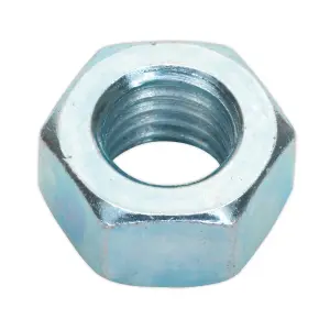 Sealey Steel Nut M12 Zinc DIN 934 Pack of 25 Pieces Metric Hex With Bag SN12