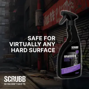 SCRUBB Graffiti-X Graffiti remover, 750ml Trigger spray bottle