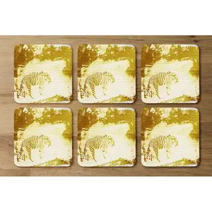 Square 6 Piece Coaster Set (Set of 6)