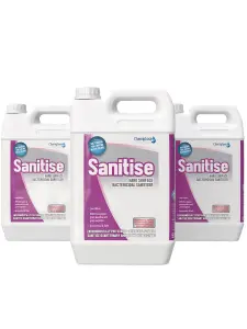 Sanitise Quarternary Ammonium Disinfectant 4 x 5 Litres