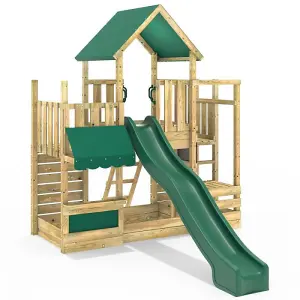 Rebo Modular Wooden Climbing Frame Adventure Playset - M22 Shop