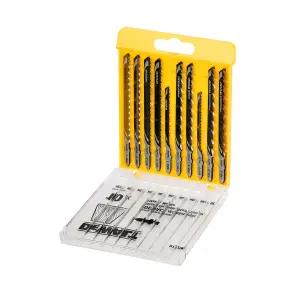 DeWalt Bayonet 10 piece Jigsaw blade set DT2290-QZ