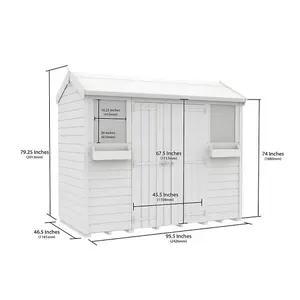 DIY Sheds 4x8 Apex Summer Shed