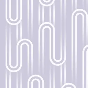 Envy Ups N Downs Lavender Geometric Smooth Wallpaper Sample