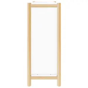 Berkfield Shoe Cabinet White 57.5x33x80 cm Engineered Wood