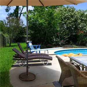 10.1kg Free Standing Umbrella Base Bronze