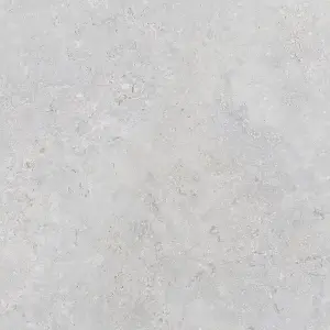 Vale Matt Light Grey Stone Effect Porcelain Outdoor Tile - Pack of 15, 5.58m² - (L)610x(W)610mm