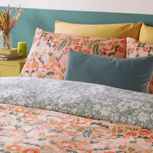 furn. Lorelei Floral Bloom Reversible Duvet Cover Set