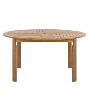 Garden Table Wood Light Wood TOLVE