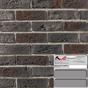 Brick Slip Samples - Country Graphite Weathered 742