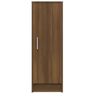 Berkfield Shoe Cabinet Brown Oak 32x35x92 cm Engineered Wood