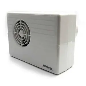 Manrose 25W Wall or Ceiling Centrifugal Fan - CF200LV