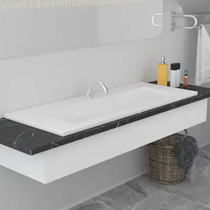 Built-in Basin 101x39.5x18.5 cm Ceramic White