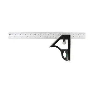 300mm Combination Square Rule & Spirit Level Metric & Imperial Edge Measure Tool