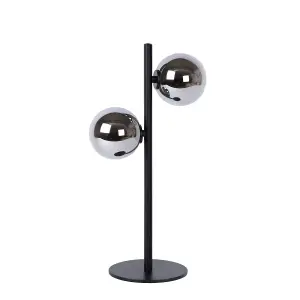 Lucide Tycho Retro Table Lamp - 2xG9 - Black