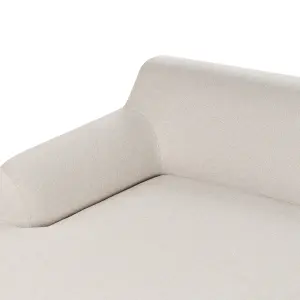 Right-Hand Corner Sofa SOSJO Light Beige Fabric Right Hand