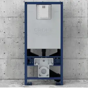 Grohe Rapid SLX Blue Concealed Wall-mounted Dual Toilet Cistern frame set (H)113cm