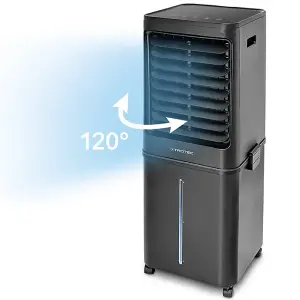 Portable Evaporative Air Cooler Fan 4 Speeds Remote Control PAE 80 Black