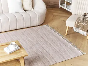 Area Rug 160 x 230 cm Light Red MALHIA