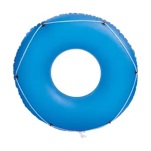 Large 47 Inch Inflatable Swim Ring Beach Tube, Pool Float & Lounger