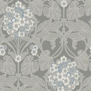 Galerie Arts and Crafts Grey Patterned Wallpaper