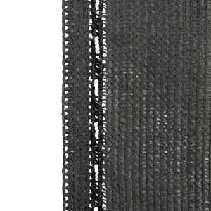 Yearby Anthracite Polyethylene Yard/Privacy Fence 100cm H x 1000cm W x 0.2cm D