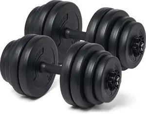 20Kg 30Kg Adjustable Dumbbells Set - Free Weights Dumbbell Handle Bars Pair - Excellent For Weight Lifting Body Building Home Gym Training Equipment