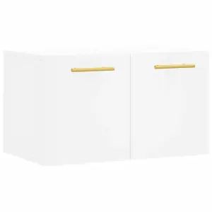 Berkfield Wall Cabinet White 60x36.5x35 cm Engineered Wood