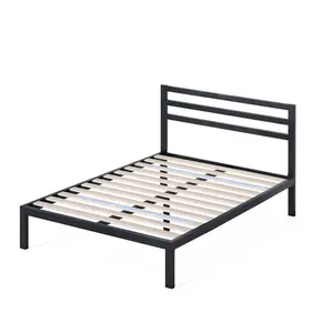 Christiano Metal Bed Frame with Headboard Kingsize (5')