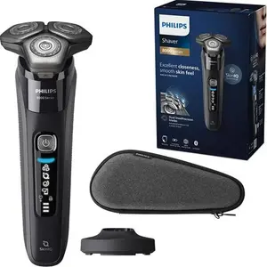 Philips Shaver Series 8000 Wet And Dry Electric Shaver For Men With Skiniq (Model S8696/35)