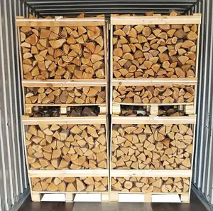 Snowdon Timber Kiln Dried Firewood Crate Hardwood Birch Logs (Full Bundle)