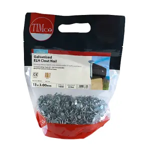 TIMCO Extra Large Head Clout Nails Galvanised - 13 x 3.00