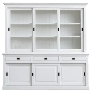 Anneros Display Cabinet Pure White