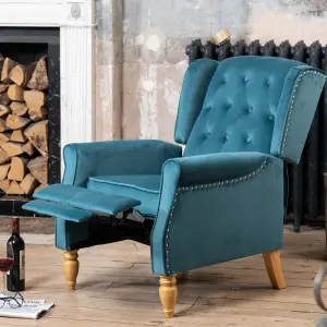 Annapoli Recliner Armchair - Teal