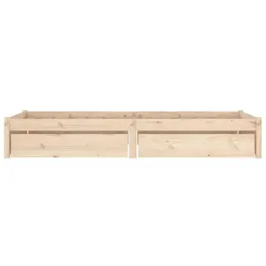 Berkfield Bed Frame with Drawers 90x190 cm 3FT Single