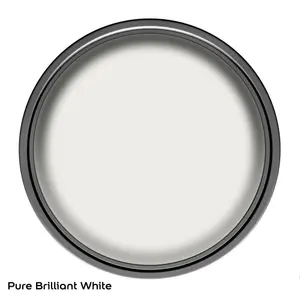 Dulux Non-drip Pure brilliant white High gloss Trim paint, 2.5L