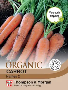 Carrot Early Nantes 5 1 Seed Packet (1000 Seeds)