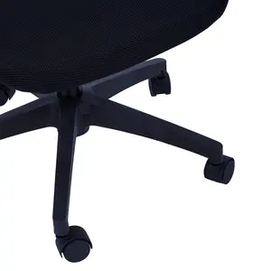 Maison by Premier Grey Home Office Chair with Black Arms