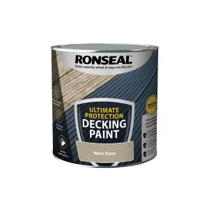 Ronseal Ultimate Protection Matt Warm stone Decking paint, 2.5L