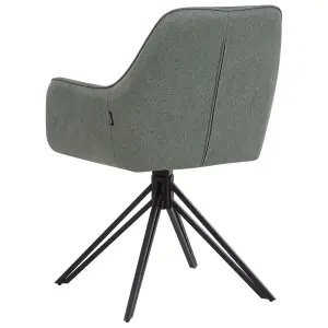 Set of 2 Chairs JODAR Dark Green