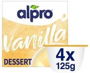 Alpro Velvet Vanilla Dessert 4X125g