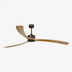 Luminosa Kauai Designer Brown 3 Blade Ceiling Fan