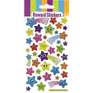 Paper Projects Reusable Sparkling Star Reward Stickers Multicoloured (One Size)