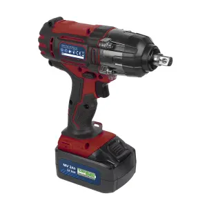 Sealey Cordless Impact Wrench 18V 3Ah Lithium-ion 1/2"Sq Drive With Battery and Charger CP400LI