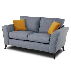 Modern Home Caxton 3+2 Seater Sofa Set with Armchair Denim