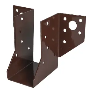 Heavy Duty Powder Coated Face Fix Joist Hanger - Pergola Rafter Hanger - 47x97mm