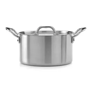 Samuel Groves Classic Stainless Steel Triply 20cm Casserole Pan with Lid